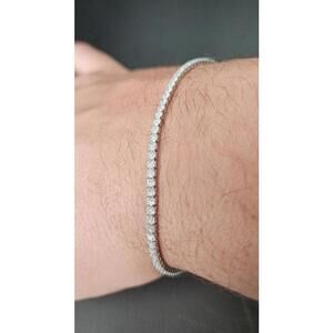 Dainty 2.3mm CZ Tennis Bracelet